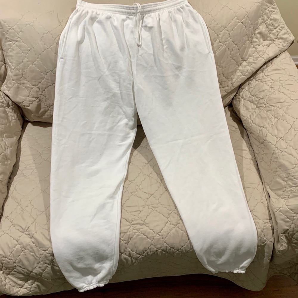 Santee New White Sweatpants